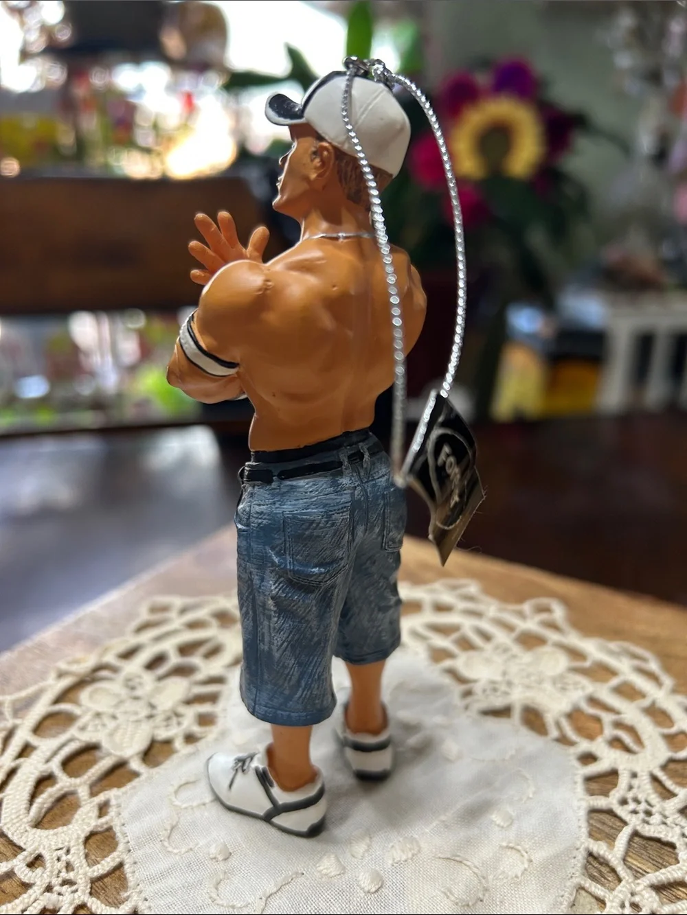 Vintage Resin John Cena WWE Ornament by Forever Collectibles **RARE** NWT Unused